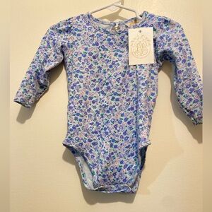 The Beaufort bonnet company Longsleeve Penny Play Onesie Mableton Minnie Floral